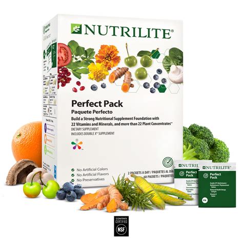 nutrilite™ perfect pack multivitamins vitamins and supplements nutrition shop amway
