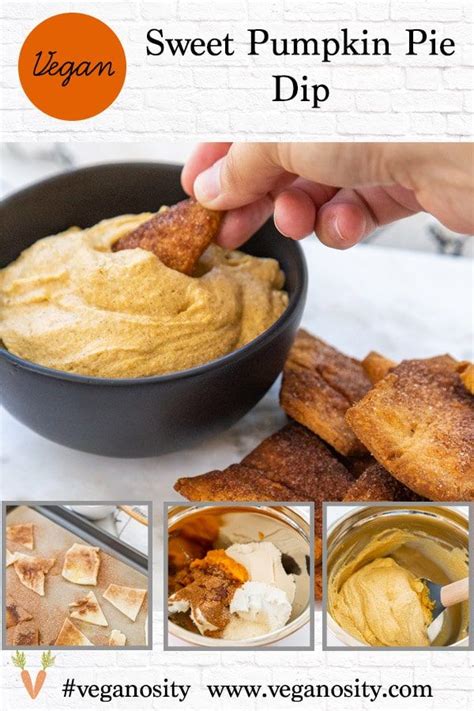 The only thing that gets baked is the crust. Easy Pumpkin Cream Cheese Dip with Pie Crust Crisps | Recipe | Vegan pumpkin, Pumpkin cream ...