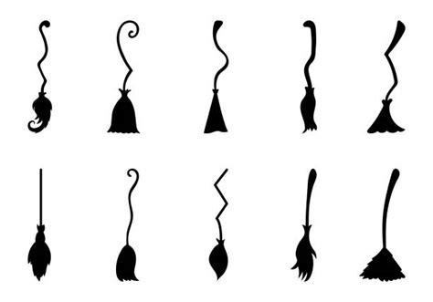Witch Broom Illustrations Royalty Free Vector Graphics And Clip Art Istock