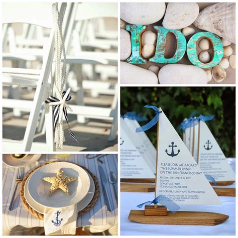 Nautical Wedding Ideas Ef Zin Creations