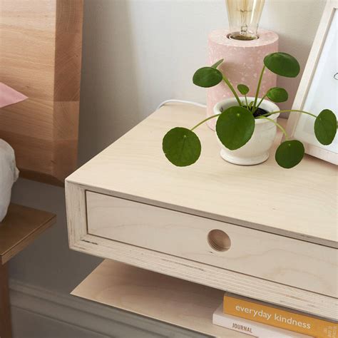 Saying no will not stop you from seeing etsy ads, but it may make them less relevant or more repetitive. Plywood Floating Bedside Table By Urbansize | notonthehighstreet.com