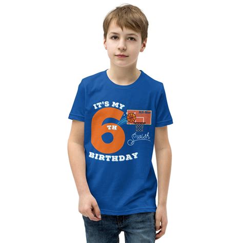 6th Birthday Boy Shirt Sixth Birthday Boy Shirt My 6th Etsy