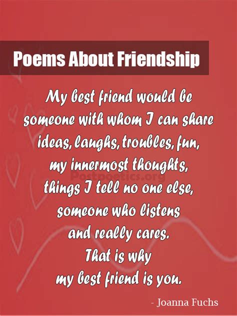 Friendship Poems For Best Friends For Kids