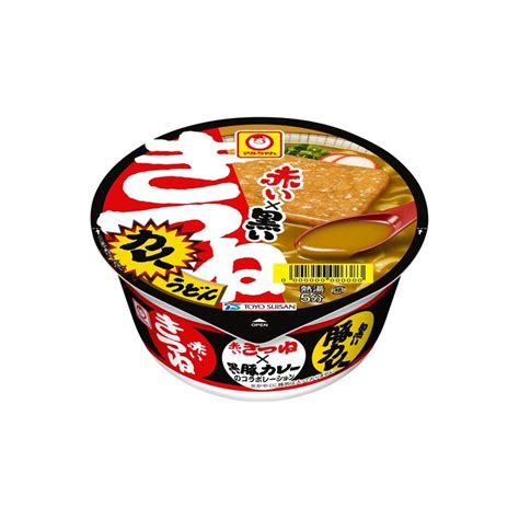 Cup Noodles Kitsune Udon Curry Noir Et Rouge Maruchan Toyo Suisan