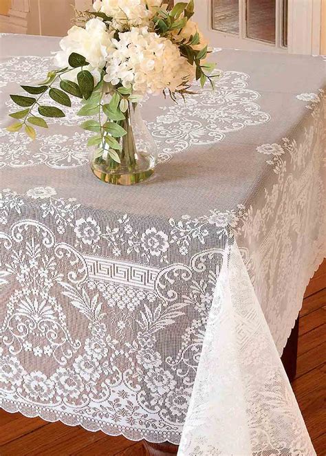 Lace Tablecloths Filligree Heritage Lace Made In The Usa