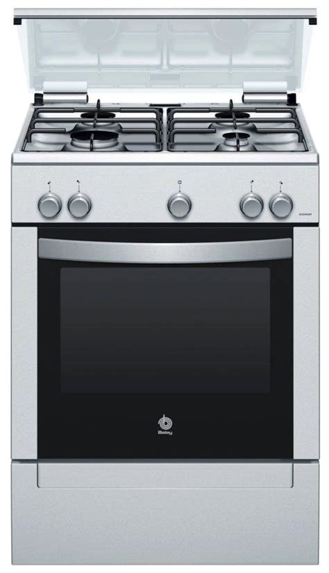 Esta cocina de gas corberó cc510gb90w tiene una tapa de cristal para cuando no la estés utilizando. Cocina Balay 3CGX462BS 4 quemadores, Encimera y horno de ...