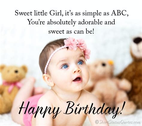 150 Best Birthday Status Wishes And Messages For Baby Girl