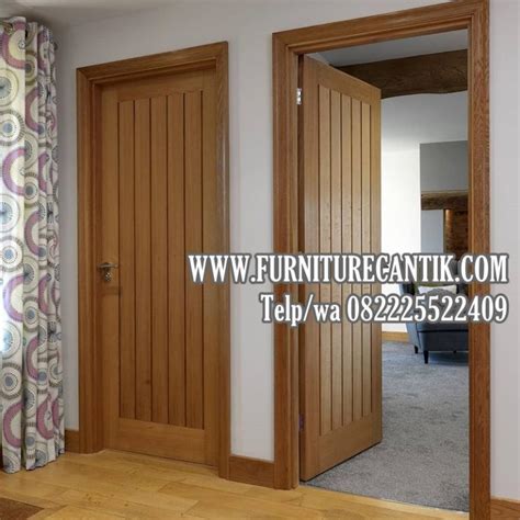 Daftar harga kusen bekas terbaru juli 2021. Jual Daun Pintu Rumah Mewah Jati Minimalis Elegan | Model ...