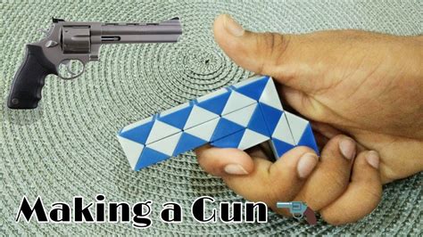 How To Make Gun With Snake Cube Or Rubiks Cube In Hindi Urdu Youtube
