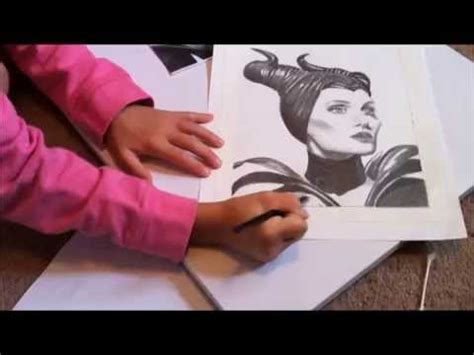 7 years old (minecraft animation). Amazing 7 Year Old Kira Marie Drawing Maleficent - YouTube