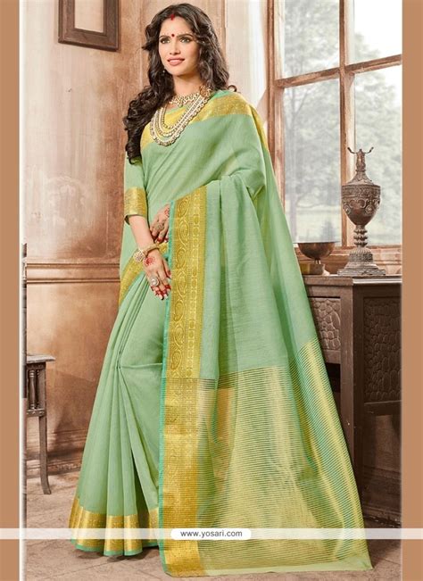 Buy Green Traditional Saree Designer Sarees