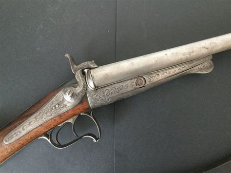 Pin Fire Hunting Rifle Lefaucheux Type Around 185060 Catawiki