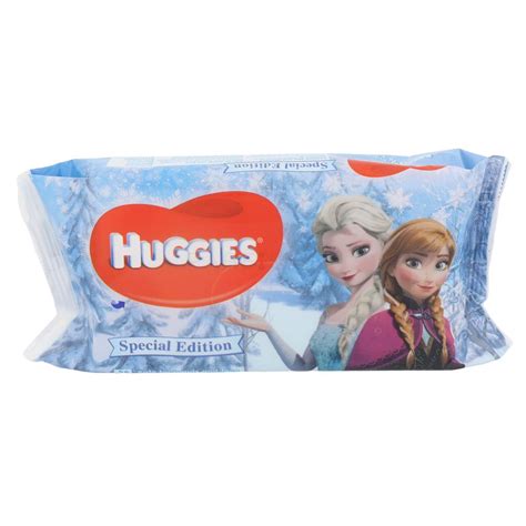 Huggies Baby Wipes Frozen Anna And Elsa Καθαριστικά μαντηλάκια για παιδιά