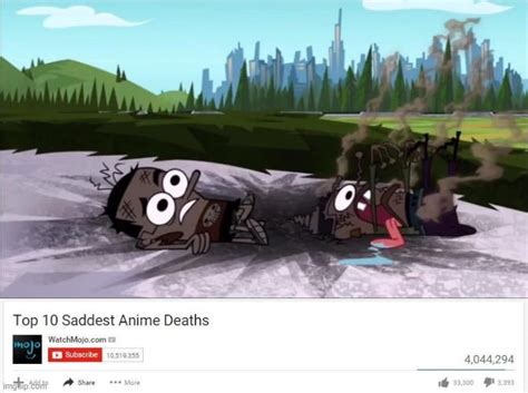 Top 10 Saddest Anime Deaths By Cartoonjam On Deviantart