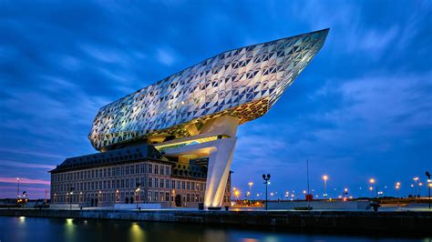 The Port House Designed By Zaha Hadid Architects Antwerp Belgium