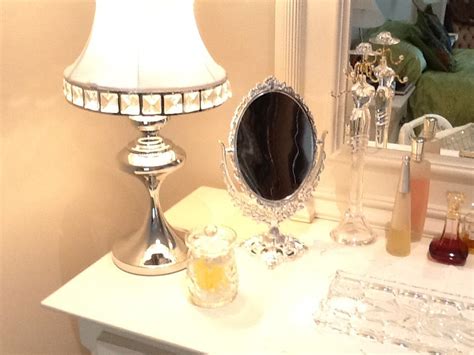 Dressing table bling | Mirror table, Lamp, Novelty lamp