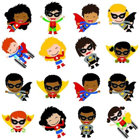 Multicultural Superhero Cutouts Superhero Classroom Theme Hero