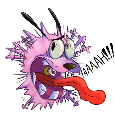 Courage The Cowardly Dog By Meg Chan1391 On Deviantart Old Cartoons