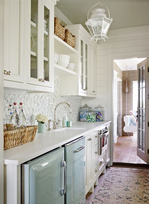 Farmhouse kitchen is an interesting choice to change your kitchen into a space that is comfortable, warm and inviting. Shingle Style Beach House with Classic Coastal Interiors ...