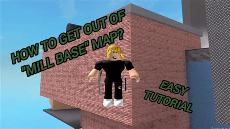 How To Glitch Out Of The Mill Base Map In The Mm2 Roblox Murder