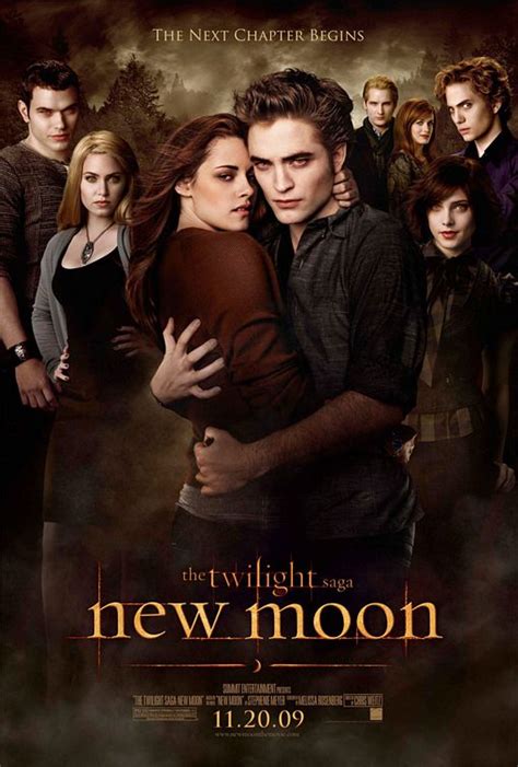 Forks, washington resident bella swan is reeling from the departure of her vampire love, edward cullen, and finds comfort in her friendship with jacob black, a werewolf. The Twilight Saga: New Moon Movie Poster (#2 of 13) - IMP ...