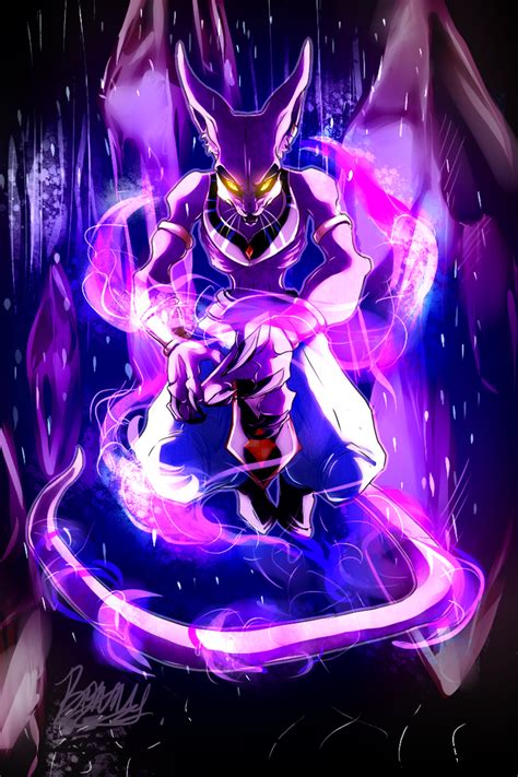 Beerus God Of Destruction By 9tailsfoxyfoxy On Deviantart