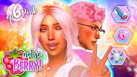 Not So Berry Challenge 💖 Pink 6 The Sims 4 Youtube