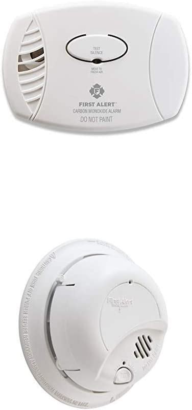 First Alert Carbon Monoxide Detector No Outlet Required Battery