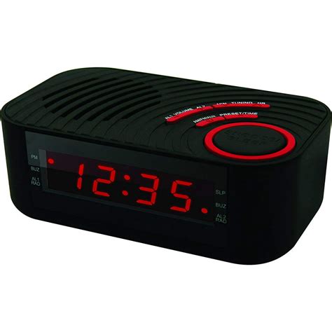Coby Digital Alarm Clock With Amfm Radio And Dual Alarm