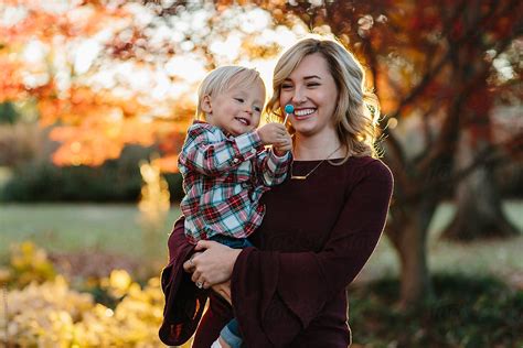 Mother And Son Smiling And Laughing Together By Stocksy Contributor Jakob Lagerstedt Stocksy