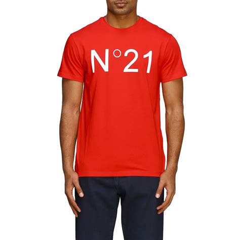 N° 21 아울렛 티셔츠 남성 레드 Gigliocom에서 N° 21 티셔츠 F021 6317 상품들을 온라인으로 만나보세요