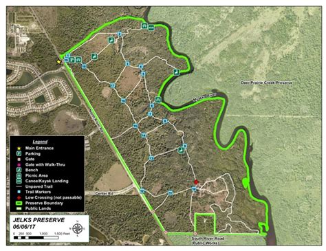 Jelks Preserve Trail Map