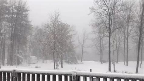 Winter Storm Brings Snow To Michigans Upper Peninsula Video