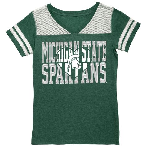 Ncaa Girls Michigan State University Spartans Foil Tee