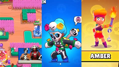 Amber is a legendary brawler that attacks by firing a continuous stream of fire that can pierce through enemies. Amber, Desafío Brawl-O-Ween y teletransportadores, Brawl ...