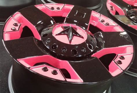 Pink Wheels And Pink Custom Wheels