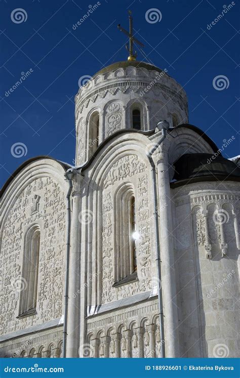 Saint Demetrius Cathedral In Vladimir City Russia Stock Image Image