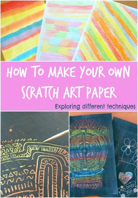 Deciding how to make a scrapbook is one of the most important decisions a new scrapbooker needs to make. How to Make Your Own Scratch Art Paper - Lesson Plans