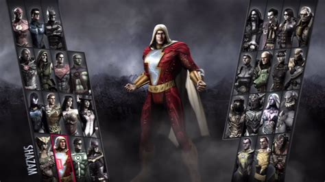 All Injustice Gods Among Us Characters And Skins Statsno
