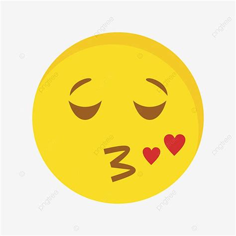 Beijo Emoji Vector Cone Beijo Emoji Emoticon Imagem Png E Vetor