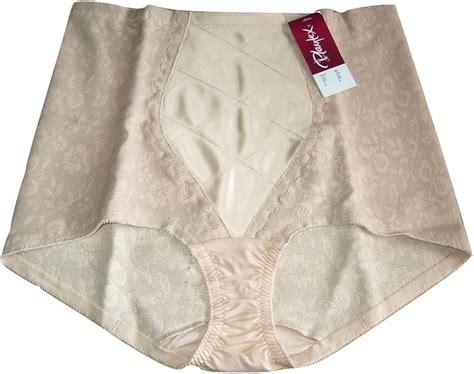 Playtex Hour Panty Girdle High Waist Lace Panels Nude XL UK