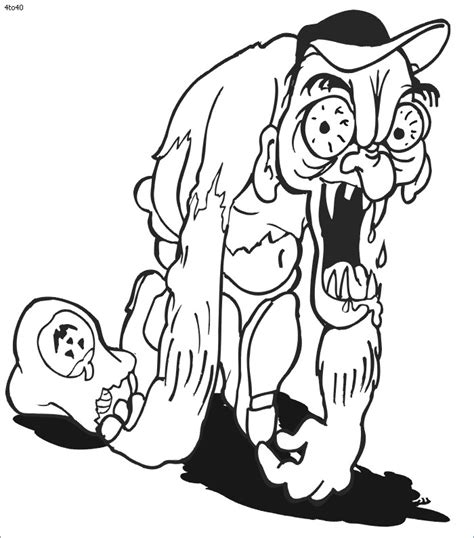 Spooky Tree Coloring Pages at GetColorings.com | Free printable colorings pages to print and color