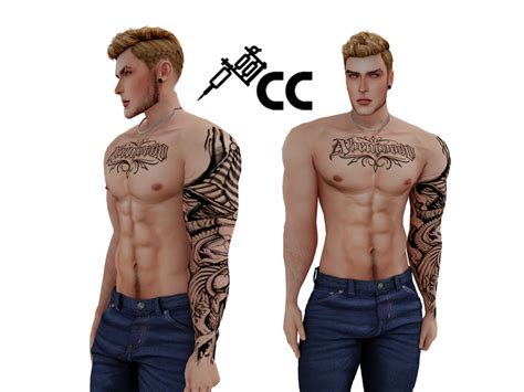 The Sims Resource Male Arm Tattoo