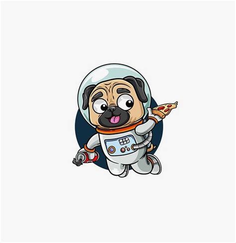 Astronaut Drawing Astronaut Illustration Dog Illustration Cartoon