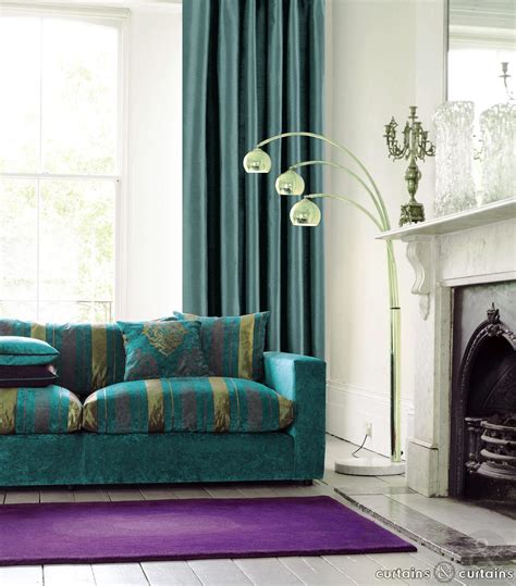 Purple teal slate living room. Beautiful Teal Living Room Decor - HomesFeed