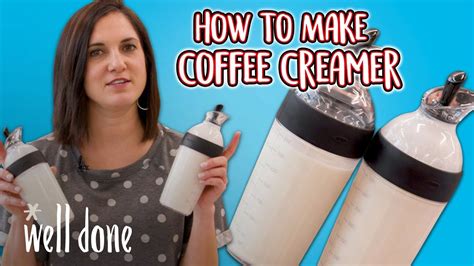 how to make coffee creamer food 101 well done youtube