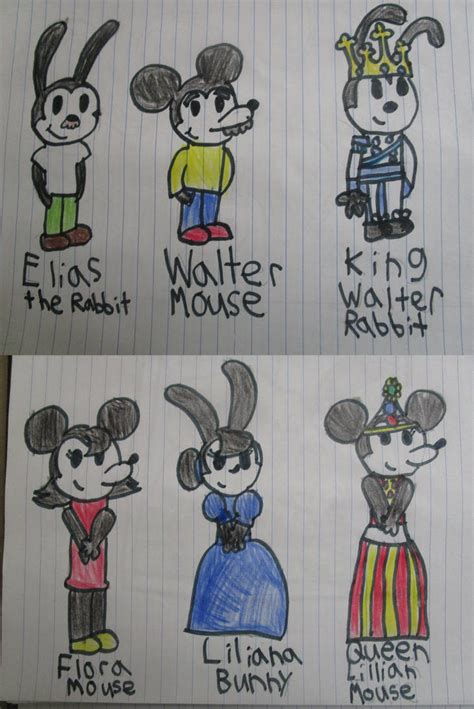Mickey And Oswald Parents By Lunamoon9000 On Deviantart