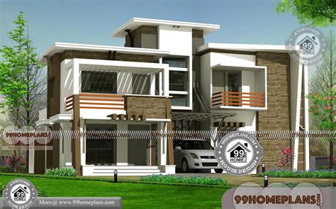 Contemporary House Designs In Kerala With 2 Floor Mind