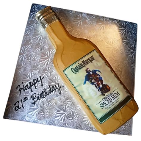 Liquor cake with mini alcohol bottles. Birthday Cake Designs for Men
