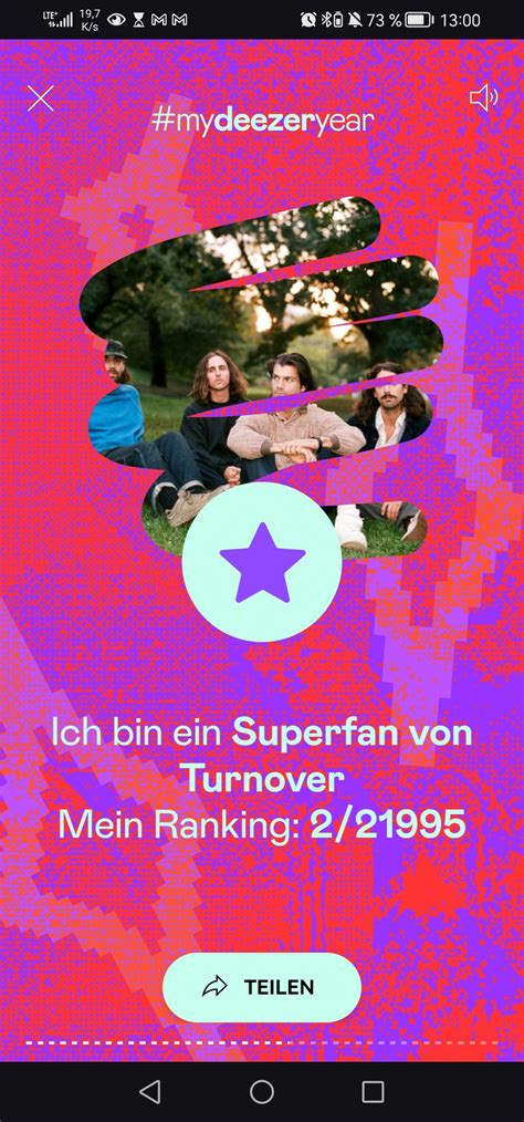looking for no 1 superfan on deezer r turnoverva